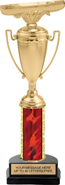 14 inch Cup Trophy on Synthetic Horseshoe Base