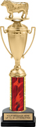 14 inch Cup Trophy on Synthetic Horseshoe Base