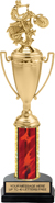 14 inch Cup Trophy on Synthetic Horseshoe Base