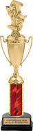 14 inch Cup Trophy on Synthetic Horseshoe Base
