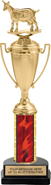 14 inch Cup Trophy on Synthetic Horseshoe Base