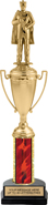 14 inch Cup Trophy on Synthetic Horseshoe Base