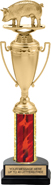 14 inch Cup Trophy on Synthetic Horseshoe Base