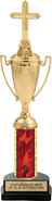 14 inch Cup Trophy on Synthetic Horseshoe Base