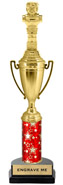 16 inch Cup Trophy on Synthetic Horseshoe Base