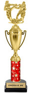 16 inch Cup Trophy on Synthetic Horseshoe Base
