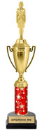 16 inch Cup Trophy on Synthetic Horseshoe Base