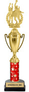 16 inch Cup Trophy on Synthetic Horseshoe Base