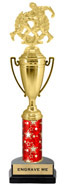 16 inch Cup Trophy on Synthetic Horseshoe Base