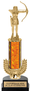 12 inch Gold Wreath Riser Trophy on Horseshoe Synthetic Base