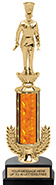 12 inch Gold Wreath Riser Trophy on Horseshoe Synthetic Base