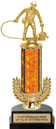 12 inch Gold Wreath Riser Trophy on Horseshoe Synthetic Base