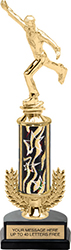 12 inch Gold Wreath Riser Trophy on Horseshoe Synthetic Base