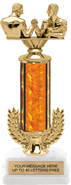 13 inch Gold Wreath Riser Trophy on Horseshoe Synthetic Base