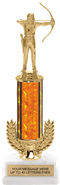 13 inch Gold Wreath Riser Trophy on Horseshoe Synthetic Base