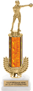 13 inch Gold Wreath Riser Trophy on Horseshoe Synthetic Base