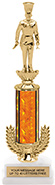 13 inch Gold Wreath Riser Trophy on Horseshoe Synthetic Base