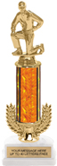 13 inch Gold Wreath Riser Trophy on Horseshoe Synthetic Base