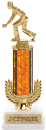 13 inch Gold Wreath Riser Trophy on Horseshoe Synthetic Base