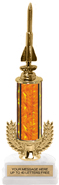 13 inch Gold Wreath Riser Trophy on Horseshoe Synthetic Base