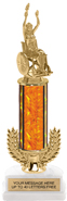 Gold Wreath Riser Trophy on Horseshoe Synthetic Base [13 inch]