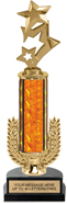 Gold Wreath Riser Trophy on Horseshoe Synthetic Base [14 inch]