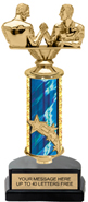 11 inch Shooting Star Column Riser Trophy