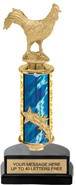 11 inch Shooting Star Column Riser Trophy