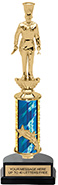 11 inch Shooting Star Column Riser Trophy
