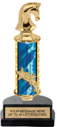 11 inch Shooting Star Column Riser Trophy