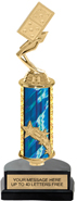 11 inch Shooting Star Column Riser Trophy