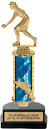 11 inch Shooting Star Column Riser Trophy