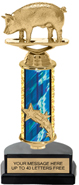 11 inch Shooting Star Column Riser Trophy