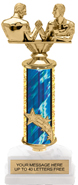 12 inch Shooting Star Column Riser Trophy