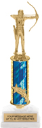 12 inch Shooting Star Column Riser Trophy