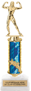 12 inch Shooting Star Column Riser Trophy