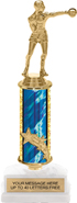 12 inch Shooting Star Column Riser Trophy