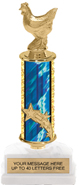 12 inch Shooting Star Column Riser Trophy