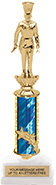 12 inch Shooting Star Column Riser Trophy
