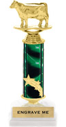 12 inch Shooting Star Column Riser Trophy