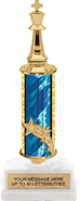 12 inch Shooting Star Column Riser Trophy