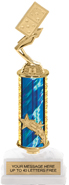 12 inch Shooting Star Column Riser Trophy