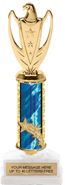 12 inch Shooting Star Column Riser Trophy