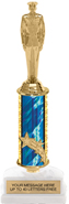12 inch Shooting Star Column Riser Trophy