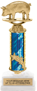 12 inch Shooting Star Column Riser Trophy