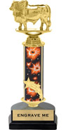 13 inch Shooting Star Column Riser Trophy