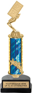 13 inch Shooting Star Column Riser Trophy