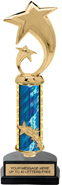 Shooting Star Column Riser Trophy [13 inch]