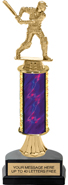 11 inch Gold Stem Riser Trophy on Horseshoe Synthetic Base
