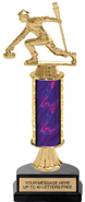 11 inch Gold Stem Riser Trophy on Horseshoe Synthetic Base